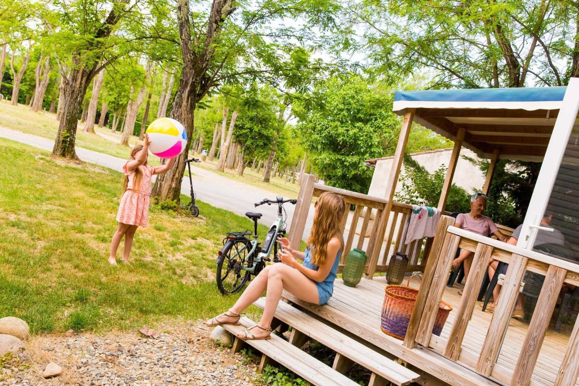 Camping La Chapouliere Ruoms Esterno foto